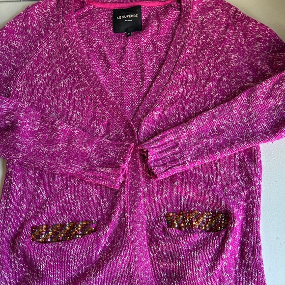Le Superbe Women's Knit Cardigan - Picture 1 of 7